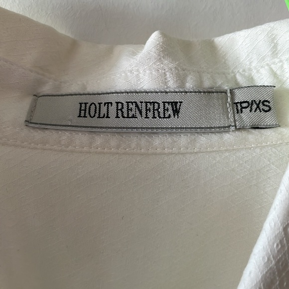 Holt Renfrew White Blouse - Picture 3 of 4